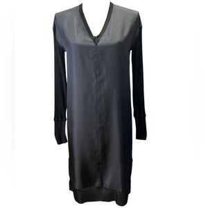 Rag & Bone EC Elegant Black Long Sleeve Tunic Style Dress. Size XXSmall